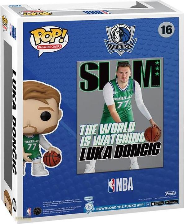 Actual product image Funko NBA Cover POP! Basketball Vinyl figurine Luka Doncic (SLAM magazine) 9 cm