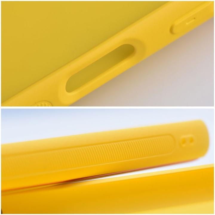 Image du produit OEM Back panel cover LEATHER case for SAMSUNG S24 Plus yellow (Samsung Galaxy S24+)