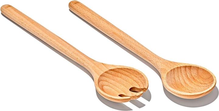 Produktbild OXO Good Grips Salatbesteck aus Buchenholz, 2-teilig (Salatbesteck)