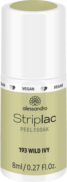Image du produit Alessandro Striplac Peel or Soak off Wild Ivy (193 Wildy Ivy, Vernis à ongles effet gel)