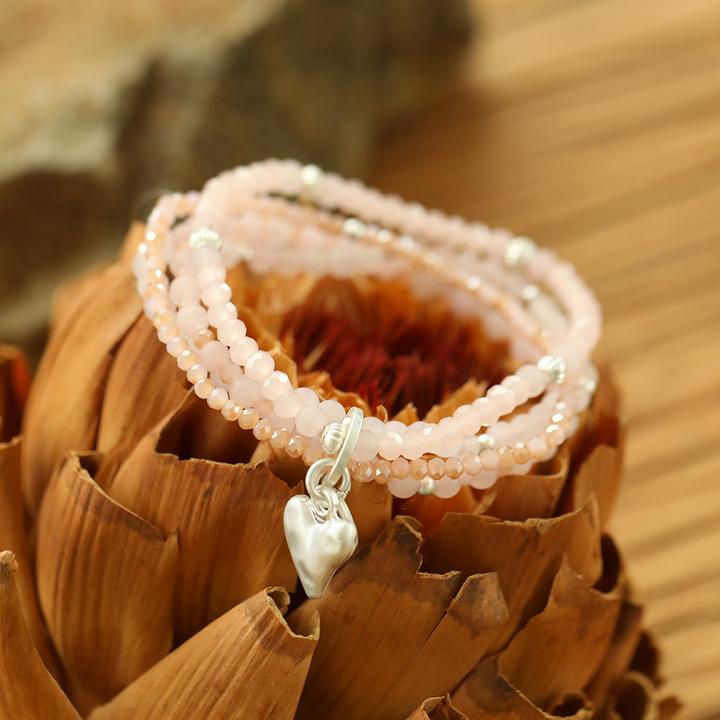 Produktbild Andreani Armband mit echtem Rosenquarz (8 cm, Rosa)