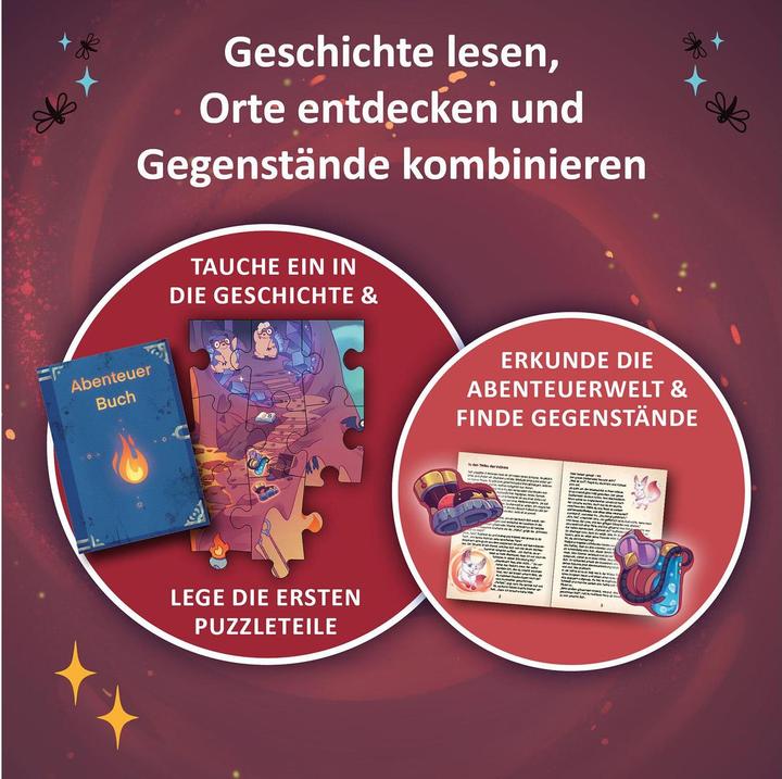 Productafbeelding Kosmos Adventure Puzzle: In den Tiefen des Vulkans (258 onderdelen)