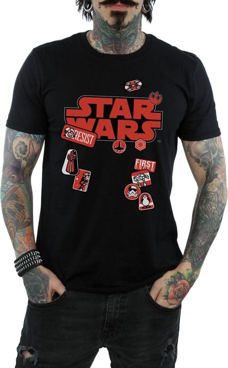 Image du produit Star Wars - T-shirt THE LAST JEDI BADGES - Homme (M)