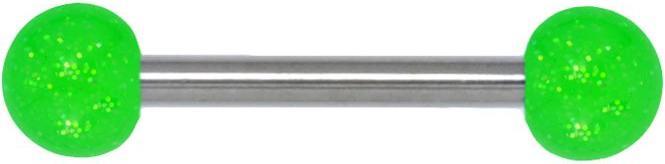 Image du produit Bijouteria Piercing langue (Verre acrylique, Acier chirurgical 316L)