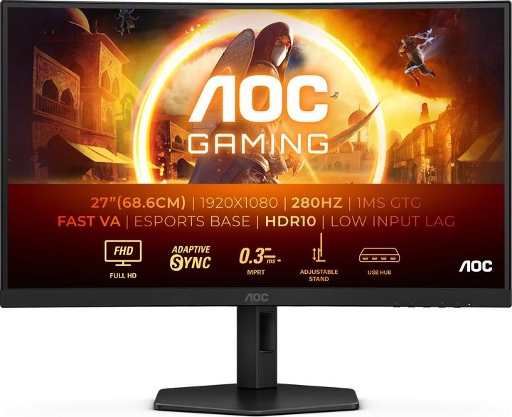 Produktbild AOC C27G4ZXU (1920 x 1080 Pixel, 27")