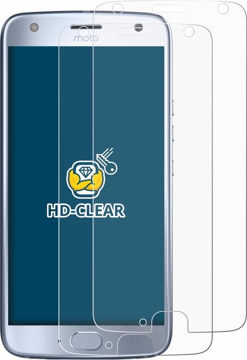Productafbeelding BROTECT Schutzfolie Displayschutz Displayschutzfolie Folie Klar Transparent (2 Stuk, Motorola Moto X4)