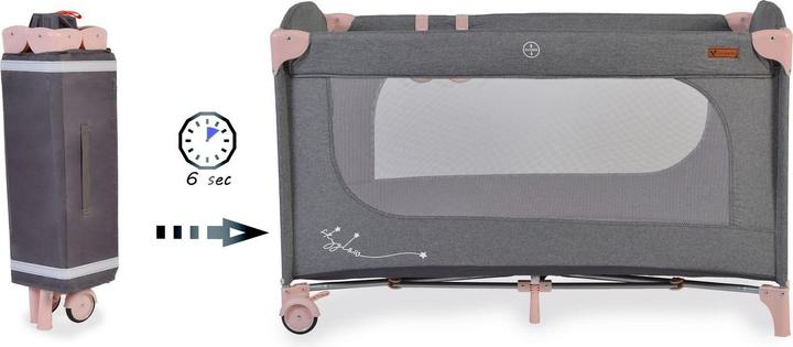 Actual product image Cangaroo Travel cot Skyglow