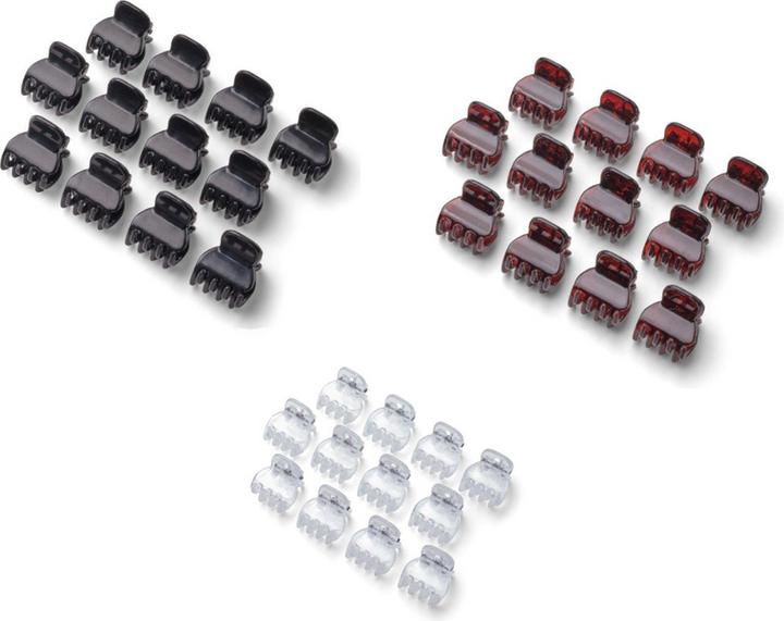Immagine prodotto Trisa Mini fermagli per capelli 1,5 cm marrone 12 pezzi. (12 pz.)