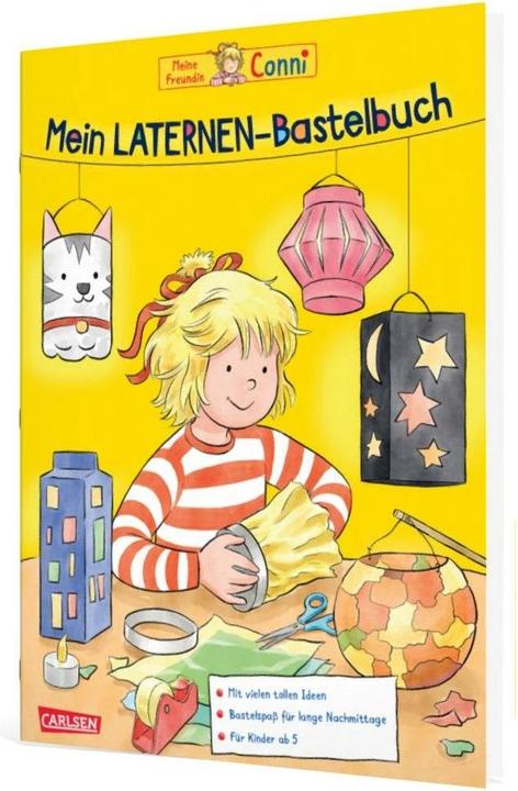 Actual product image Conni Gelbe Reihe (Beschäftigungsbuch): Mein Laternen-Bastelbuch (German, Hanna Sörensen, Ulrich Velte, 2023)
