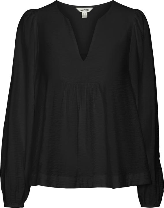 Vero Moda Normal geschnitten Mandarin Kragen Gummizug am Handgelenk Hemd Hemd (XS)