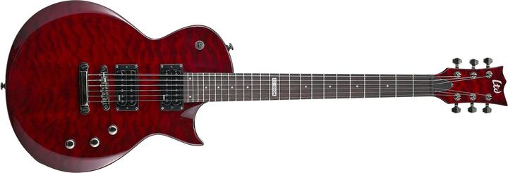 Actual product image ESP LTD EC-100QM STBC (Electric guitar, Maple, Quilted maple)