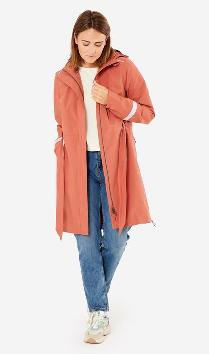 Image du produit Btwin Regentrenchcoat City 940 imperméable femme terracotta (M)