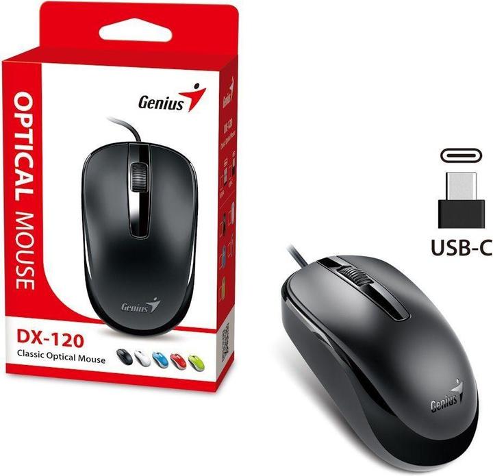 Image du produit Genius DX-120 Maus Black Typ-C