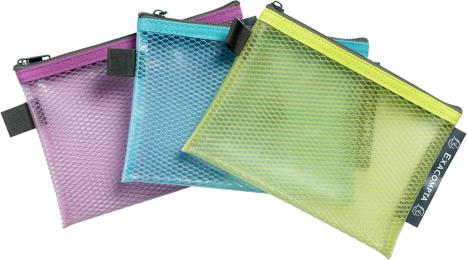 Actual product image Exacompta Transparente Tasche/Etui mit Reissverschluss, flexibles Recycling-PP, Kollektion Pop'N Co