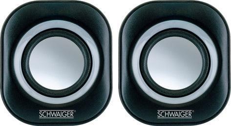 Actual product image Schwaiger PC Speaker Stereo Jack/USB