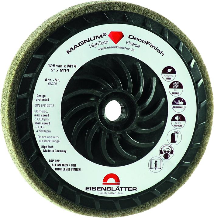 Produktbild Eisenblätter Schleifscheibe MAGNUM DecoFinish 125 mm x M14 Gewinde