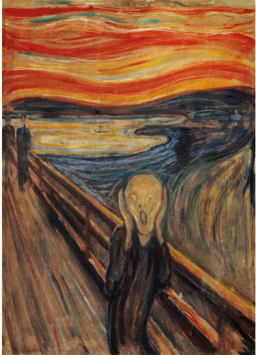 Actual product image Clementoni Edvard Munch, The Scream (1000 pieces)