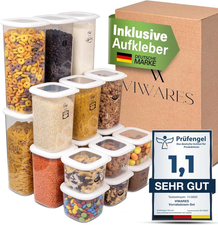 Immagine prodotto Viwares 18-teiliges Vorratsdosen-Set