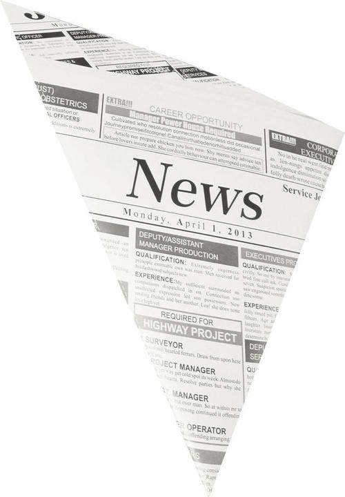 Papstar Spitztüten Newsprint (300 x)