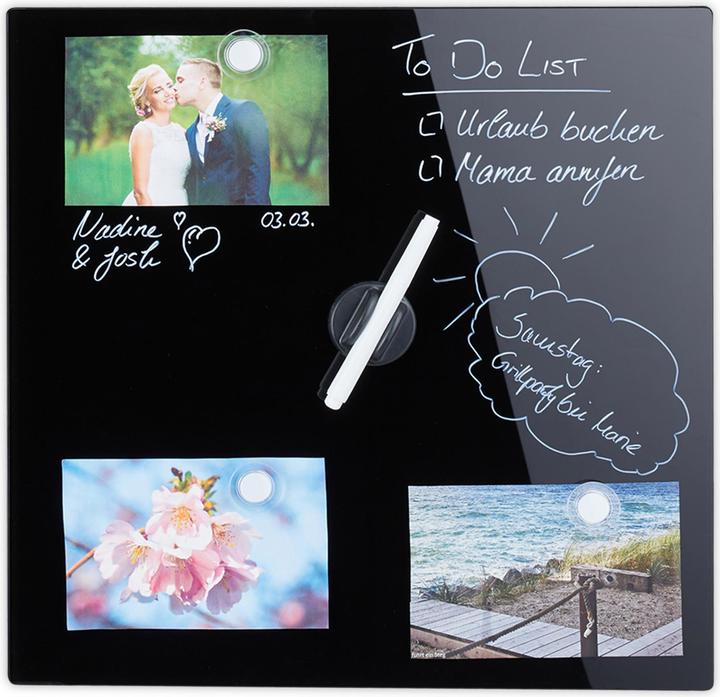 Immagine prodotto Relaxdays Lavagna magnetica (Calamita, 40 x 0,4 x 40 cm)
