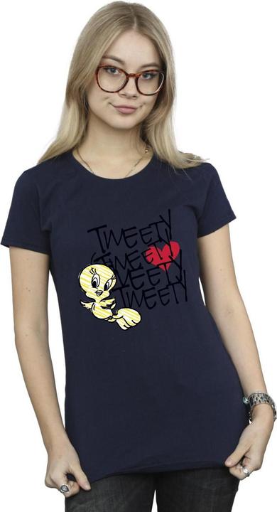 Image du produit Looney Tunes - T-shirt TWEETY LOVE HEART - Femme (L)