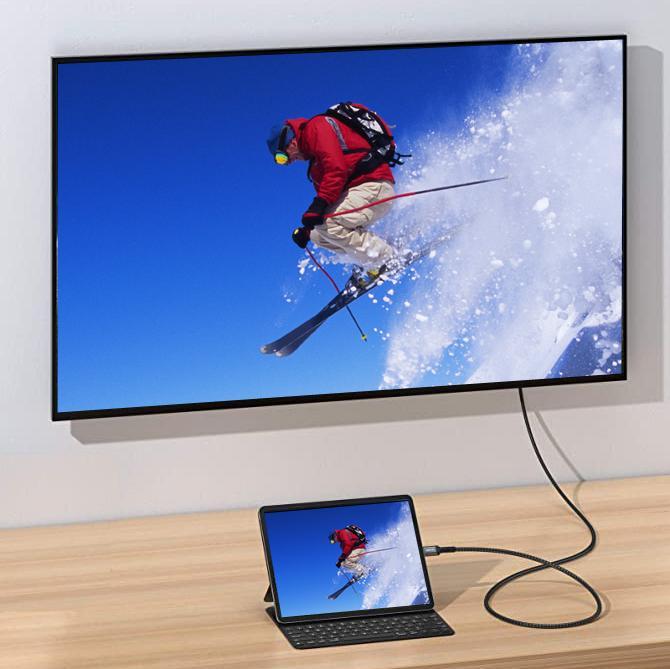 Produktbild equip DisplayPort – USB C (2 m, DisplayPort, USB Typ C)