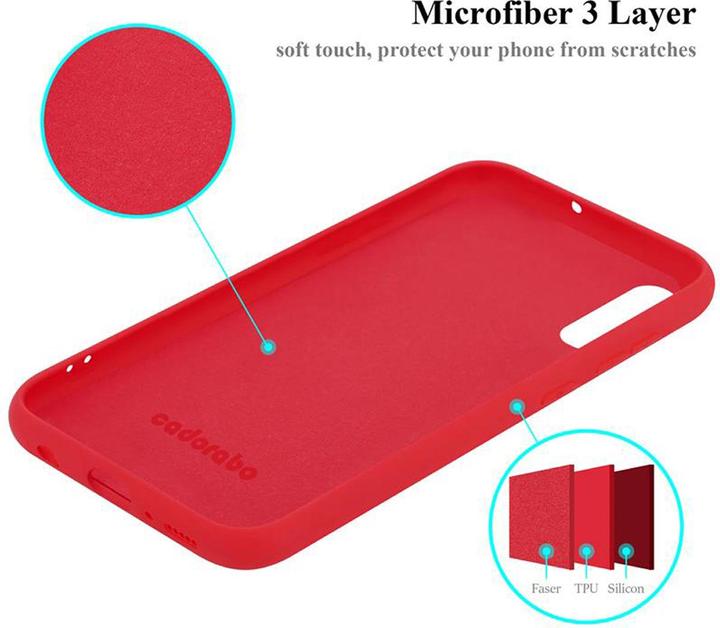 Immagine prodotto Cadorabo Copertura della cassa del silicone liquido TPU (Samsung Galaxy A70, Samsung Galaxy A70S)