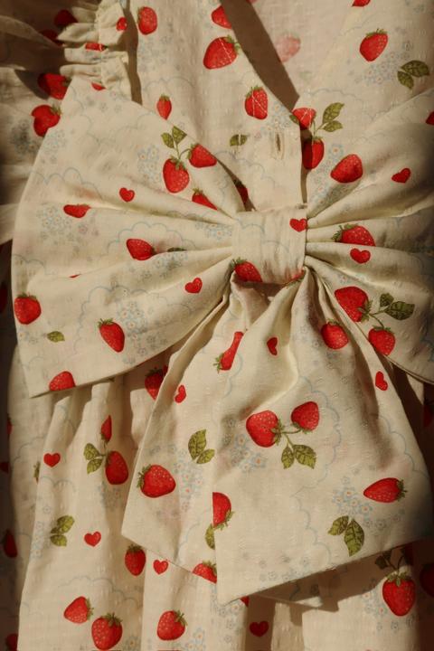 Actual product image Konges Slojd Evia Kleid Mit Schleife Marmalade (92)