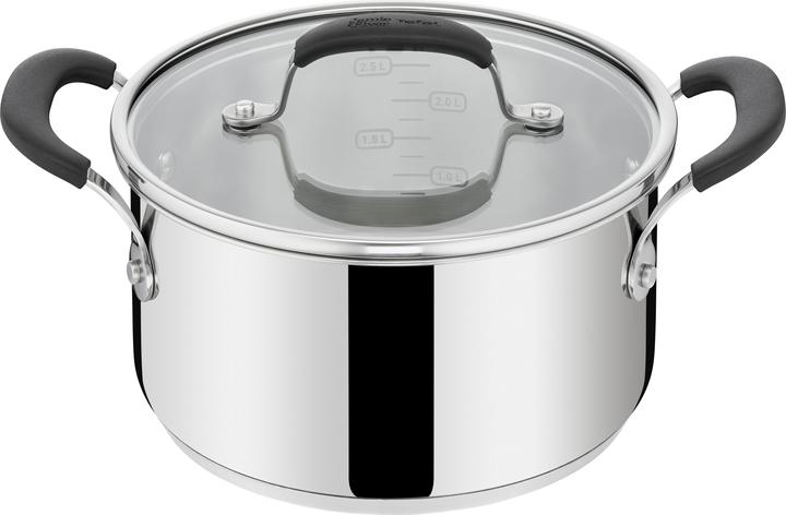 Produktbild Tefal Jamie Oliver by Home Cook Pannenset - 3-Delige - Kookset - RVS (24 cm, Kochtopf, Edelstahl)