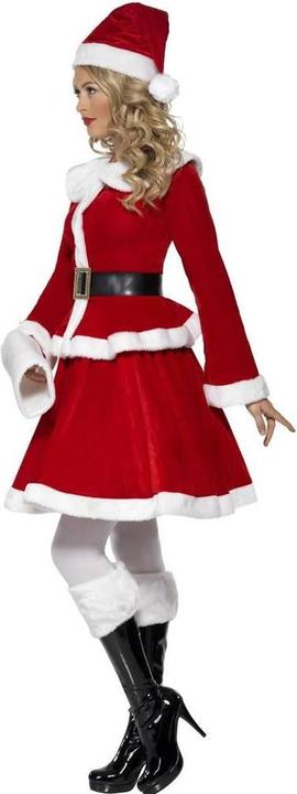 Actual product image Smiffys Womens/Ladies Miss Santa Costume Set (M)