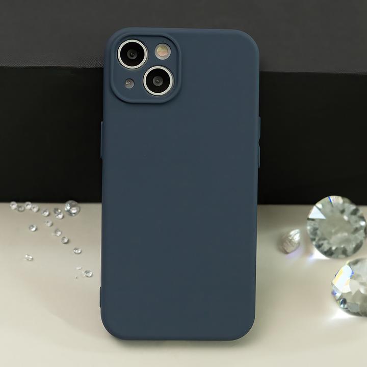 Actual product image OEM NakÅ‚adka Silicon Box do Samsung Galaxy S25 dark blue (Samsung Galaxy S25)