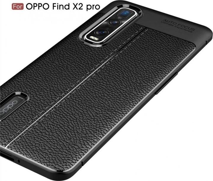 Produktbild Screenguard Oppo Find X2 Pro Hülle Leather Design TPU Cover (Oppo Find X2 Pro)