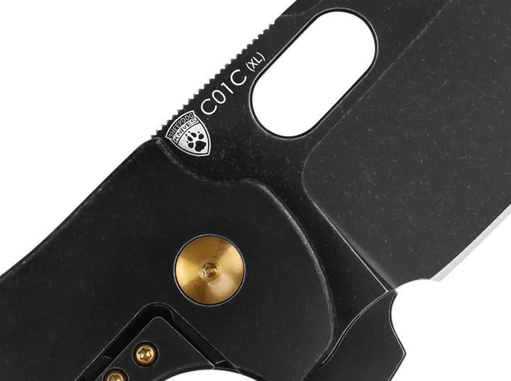 Produktbild Kizer Sheepdog C01C XL S35VN Titanium All Black (10 cm)
