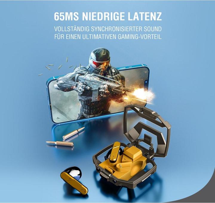 Actual product image 4smarts TWS Bluetooth Headphones GameBuds (No noise cancelling, 24 h, Cable)