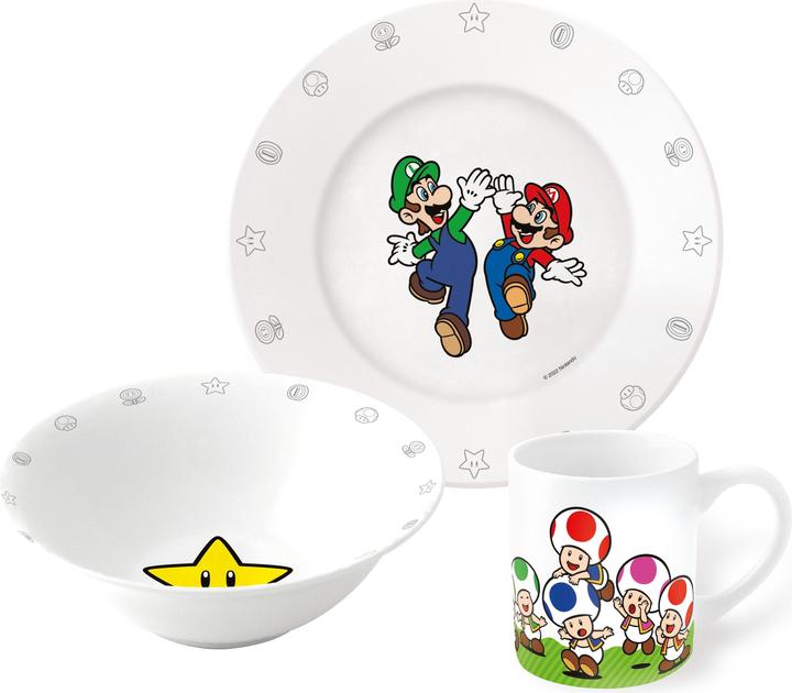 Produktbild Stor Super Mario - 3-Piece Ceramic Gift Set (20045)