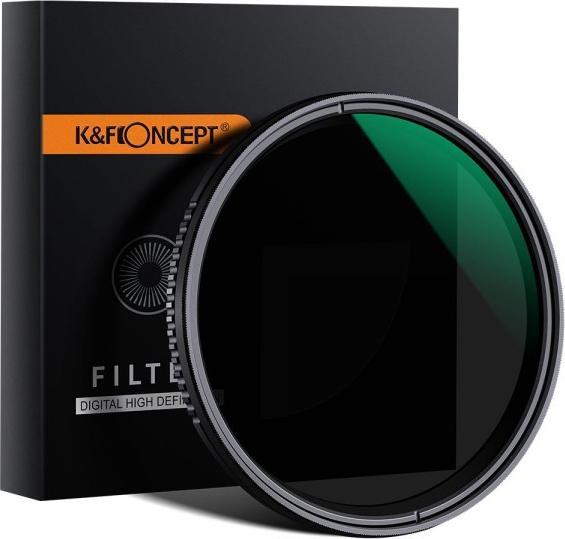K&F Concept Variabler ND-Filter (82 mm, ND- / Graufilter, 82 mm)