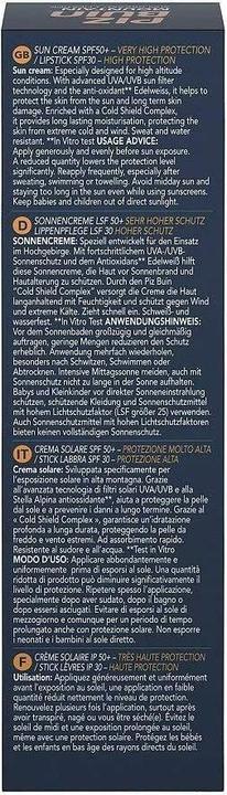 Nährwerte und Zutaten Piz Buin Combi (Sonnenstick, Sonnencreme, SPF 50+, 20 ml, 40 g)