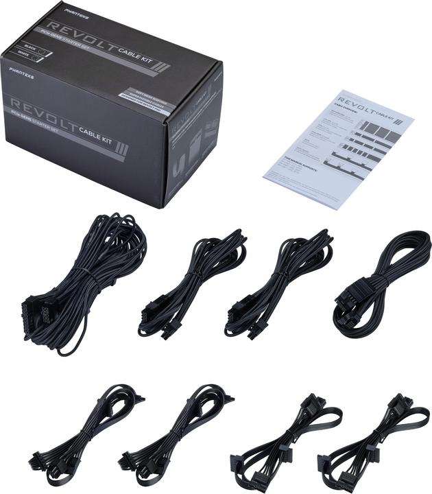 Immagine prodotto Phanteks Kit cavi Revolt, set completo - nero