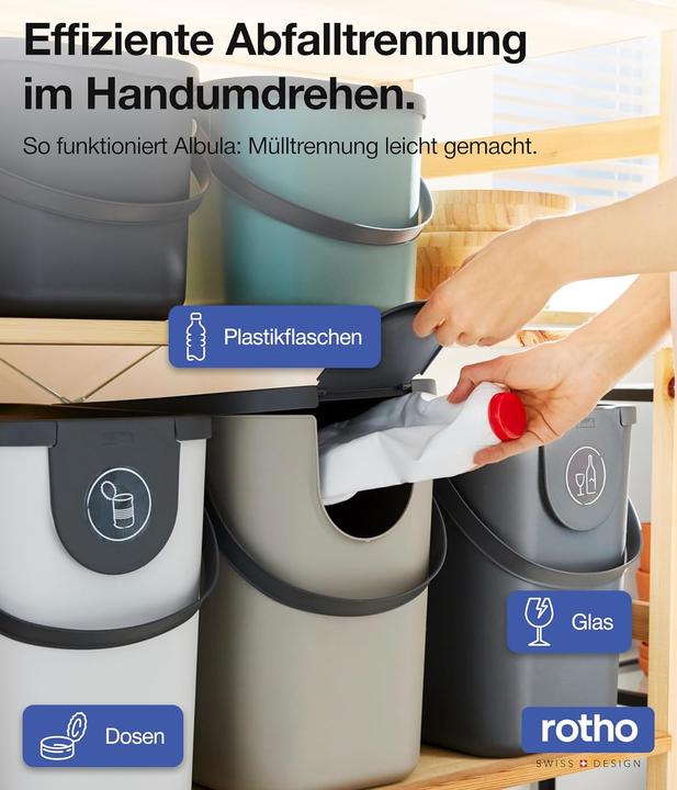 Actual product image Rotho Albula waste separation system (25 l)