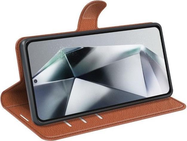 Actual product image MU Classic Litchi Leder Bookcover Series (Samsung Galaxy S25 Ultra)