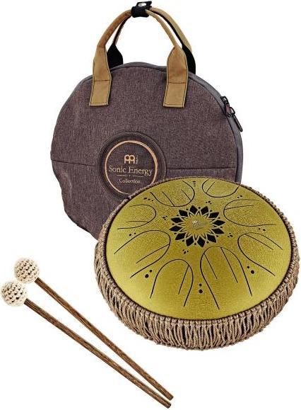 Actual product image Meinl Medium Octave Steel Tongue Drum - C Major - Gold