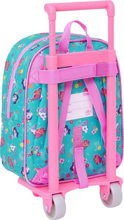 Image du produit My Little Pony Sac à dos scolaire à roulettes Magic rose turquoise 22 x 27 x 10 cm