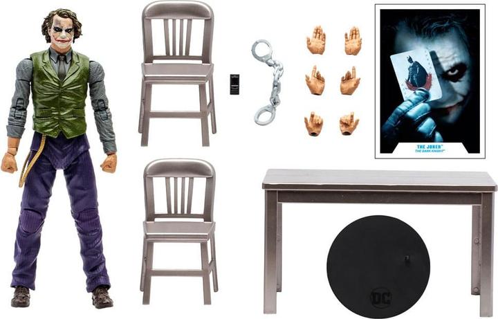 Produktbild McFarlane DC Multiverse Actionfigur The Joker (Jail Cell Variant) (The Dark Knight) (Gold Label) 18 cm