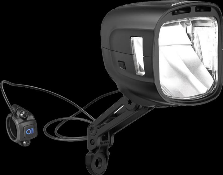 Busch & Müller Headlight E-Bike IQ-XL 300/250 Lux DC 11-48V 16W ALU black matt 169MU65TS he6