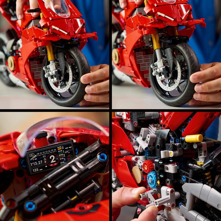 Actual product image LEGO Ducati Panigale V4 S Motorrad (42202, LEGO Technic)