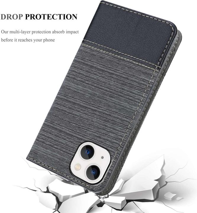 Produktbild Cadorabo Hülle für Apple iPhone 14 im Jeans Book Style (Apple iPhone 14)