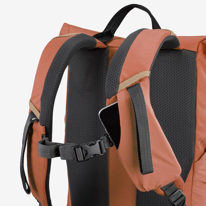 Image du produit Quechua Sac à dos de randonnée 16L+4, NH500 Escape Rolltop terracota (20 l)