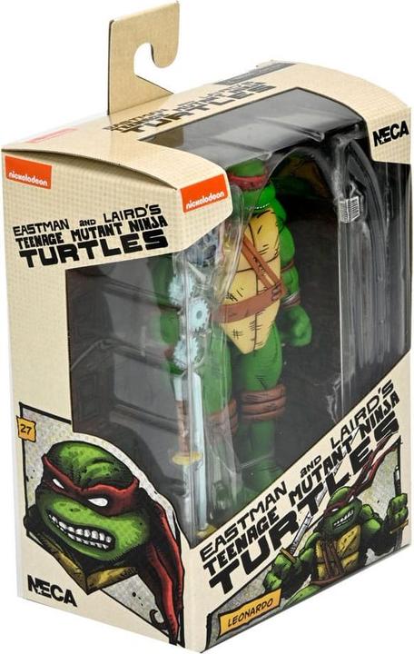 Actual product image Neca Teenage Mutant Ninja Turtles (Mirage Comics) action figure Leonardo 18 cm