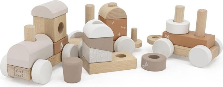 Produktbild Label Label Eisenbahn aus Holz – Nougat