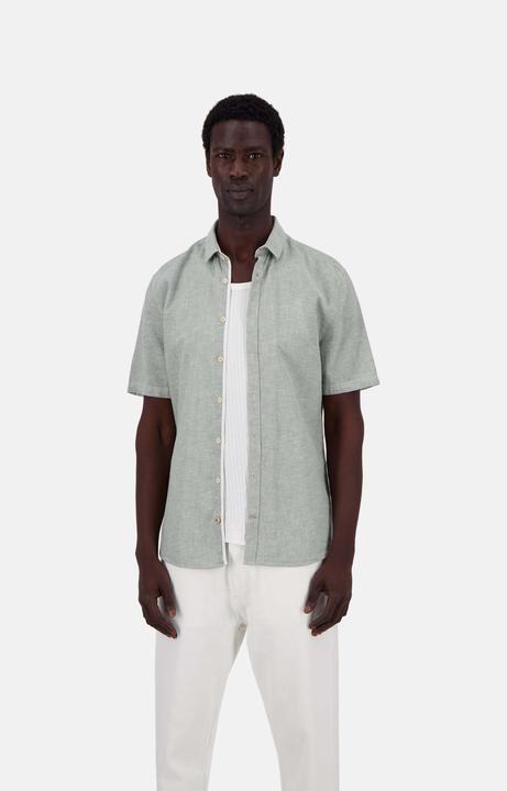 Colours & Sons Kurzarmhemd Shirt-Linen Blend Kent (S)